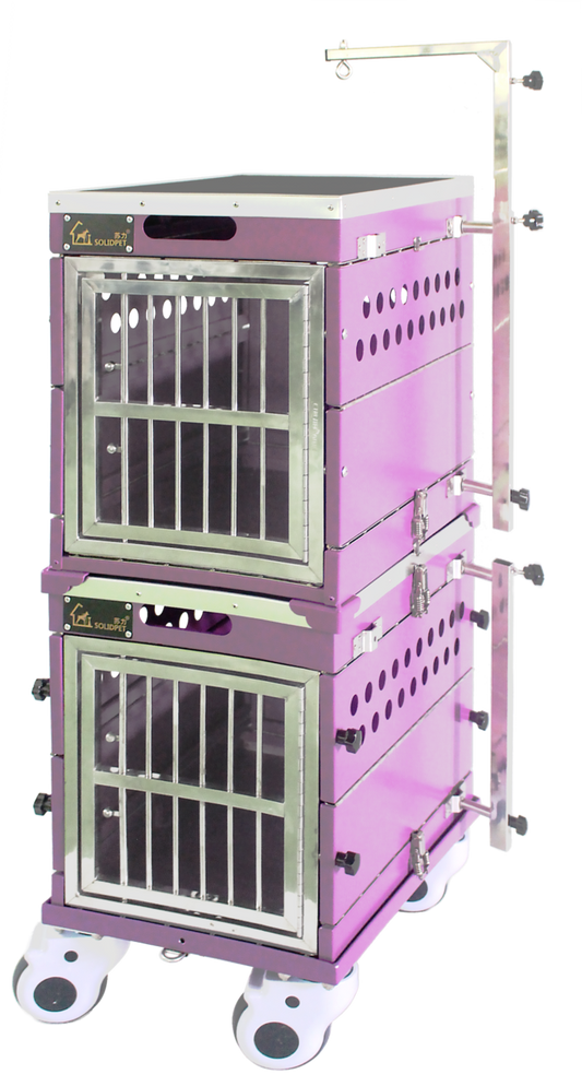 Unipet foldable pet cage set, 55x38x106cm