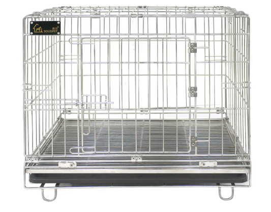Unipet pet cage, stainless steel
