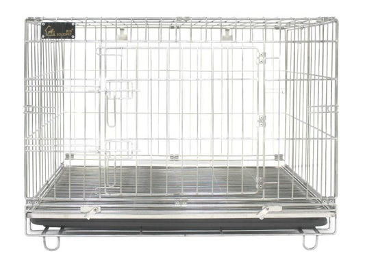 Unipet pet cage, stainless steel