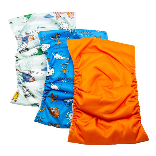 Misoko reusable diapers set for male dogs, Voyage