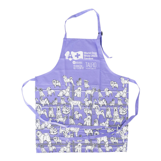 World Dog Show apron for groomers, waterproof