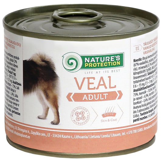 Comida enlatada Nature's Protection para perros