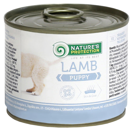 Comida enlatada Nature's Protection para cachorros