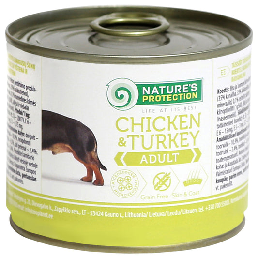 Comida enlatada Nature's Protection para perros