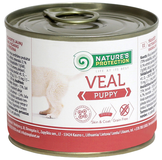 Nature's Protection Canned food for puppies