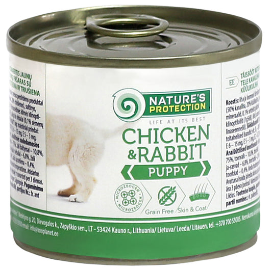 Comida enlatada Nature's Protection para cachorros