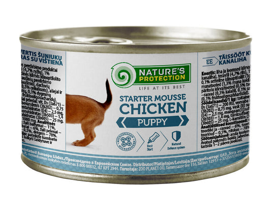Nature's Protection dåsemad til junior hunde med kylling