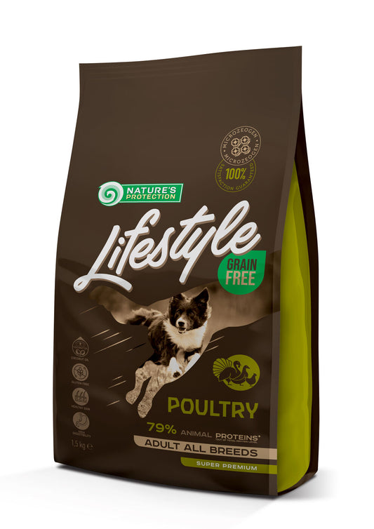 Nature’s Protection Lifestyle Grain Free Poultry Adult All Breeds