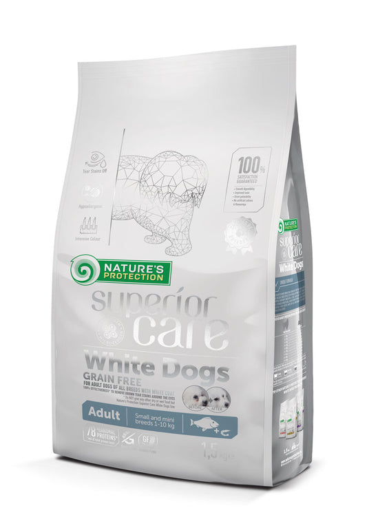Nature's Protection Superior Care White Dogs White Fish Adult Small and Mini Breeds